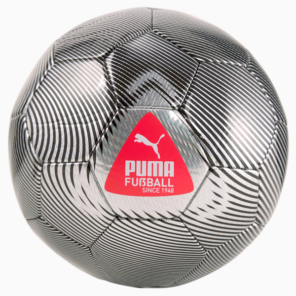 FUßBALL Cage Football, Metallic Silver-Sunblaze-Puma Black