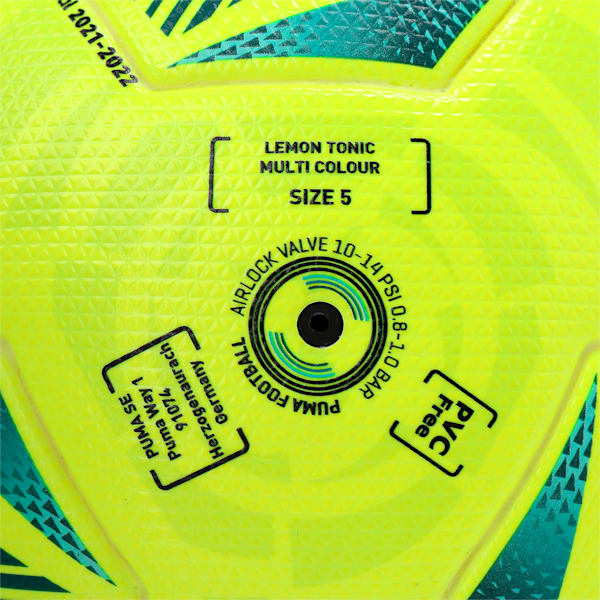 ラ・リーガ LALIGA 1 ADRENALINA FIFA Q サッカー ボール, Lemon Tonic-multi colour, extralarge-JPN