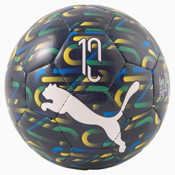 Neymar Jr Graphic Mini Ball, Peacoat-Dandelion-Jelly Bean-Puma White, extralarge