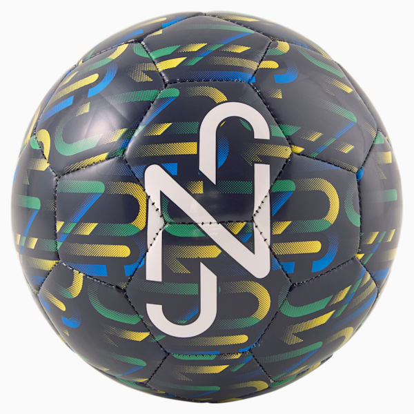 Neymar Jr Graphic Mini Ball, Peacoat-Dandelion-Jelly Bean-Puma White, extralarge