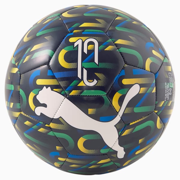 Neymar Jr Graphic Ball, Peacoat-Dandelion-Jelly Bean-Puma White, extralarge