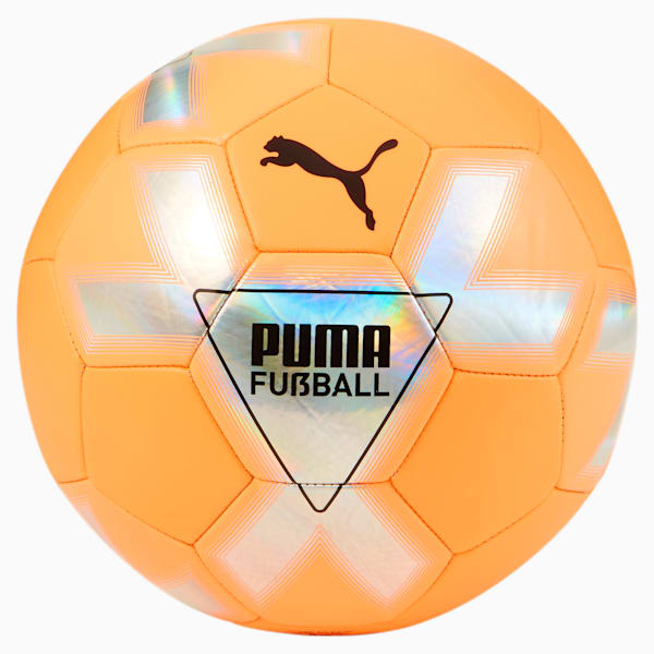 Ballon d’entraînement de football Cage, Neon Citrus-Diamond Silver-Puma Black, extralarge