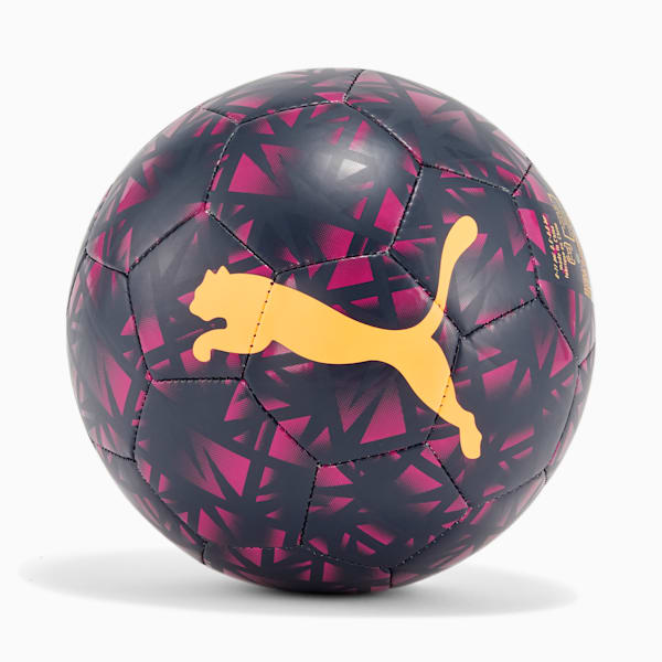 Neymar Jr Graphic Football, Parisian Night-Neon Citrus-Festival Fuchsia, extralarge