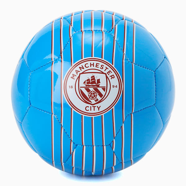 ユニセックス マンチェスター シティー MCFC フットボールコア ファン ミニボール, Team Light Blue-Intense Red