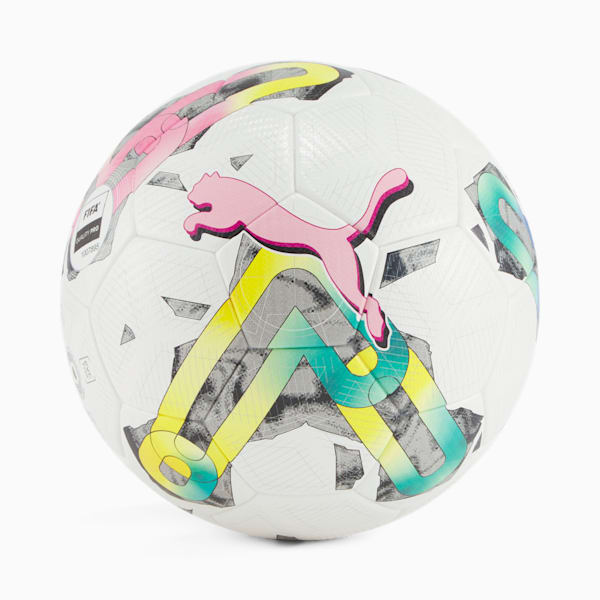 PUMA Orbita 2 TB FQP Soccer Ball, Puma White-multi colour, extralarge