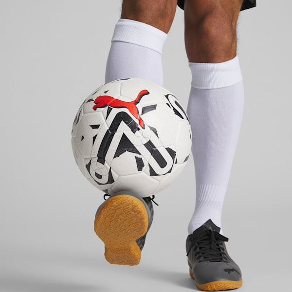 Balón de fútbol PUMA Orbita 2 TB FQP, Puma White-Puma Black-Puma Red, extralarge