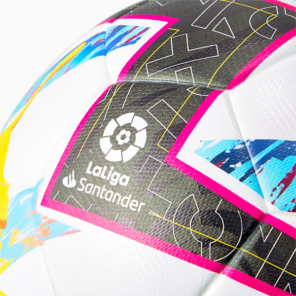 Ballon de football Orbita La Liga 1 FIFA Quality, Puma White-Beetroot Purple-Blue Atoll, extralarge