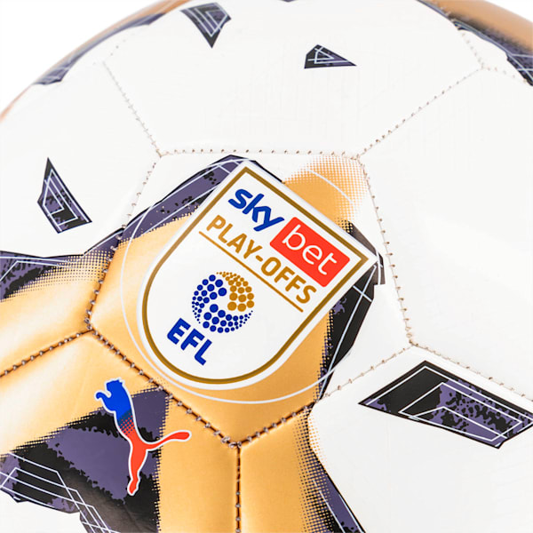 Orbita 6 EFL MS Football, PUMA White-Gold, extralarge-GBR