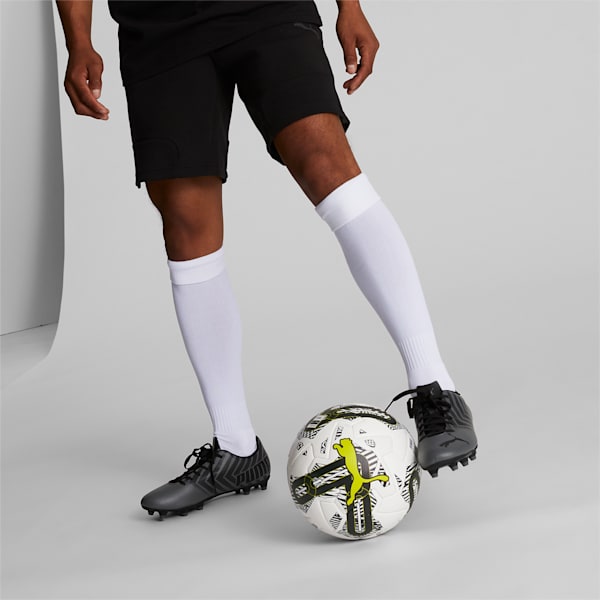 Orbita 1 TB FQP Soccer Ball, Puma White-Lime Squeeze-Puma Black-Teaser, extralarge