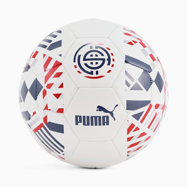 Balón de Futbol fbtlCore, Puma White-Peacoat-Puma Red, extralarge