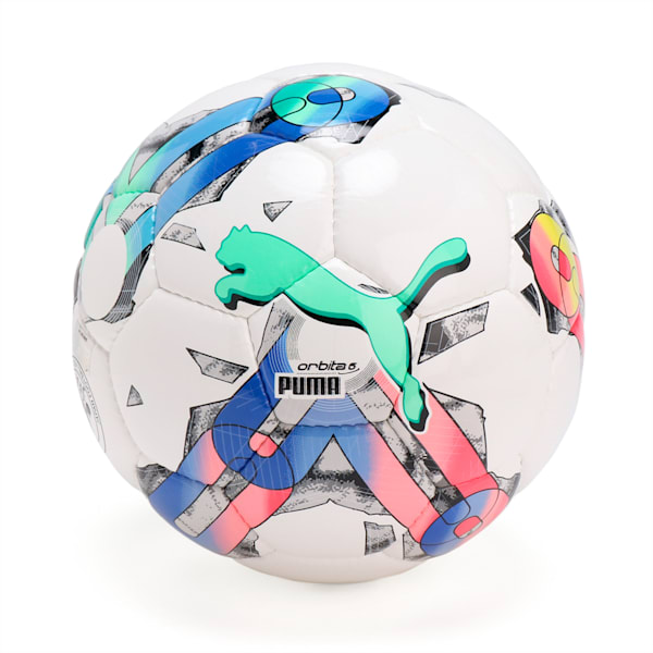 サッカーボール プーマ オービタ 6 MS, PUMA White-multicolor, extralarge-JPN