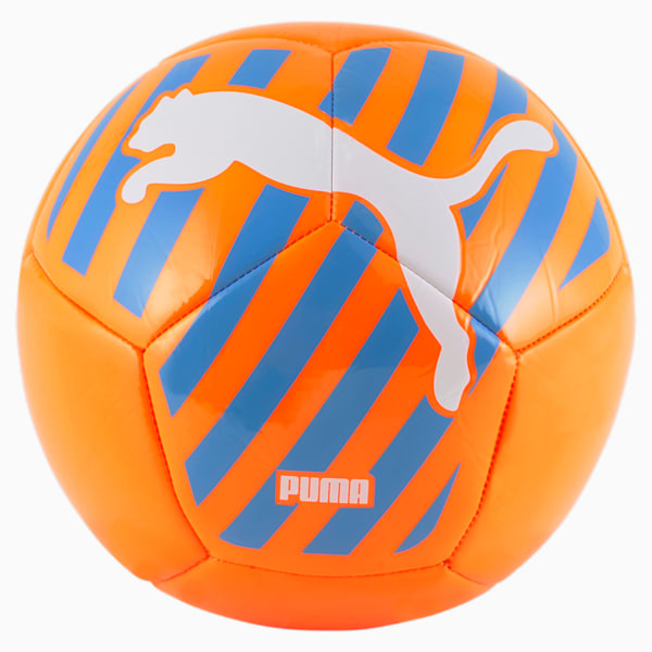 Big Cat Soccer Ball, Ultra Orange-Blue Glimmer, extralarge