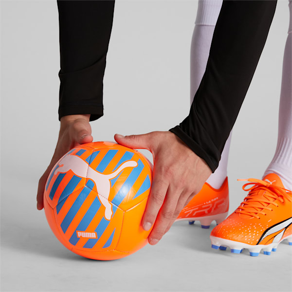 Balón de fútbol Big Cat, Ultra Orange-Blue Glimmer, extralarge