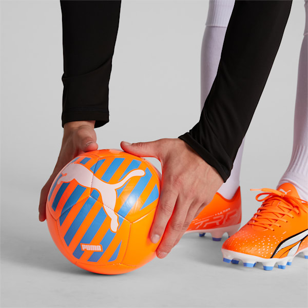 Big Cat Soccer Ball, Ultra Orange-Blue Glimmer, extralarge