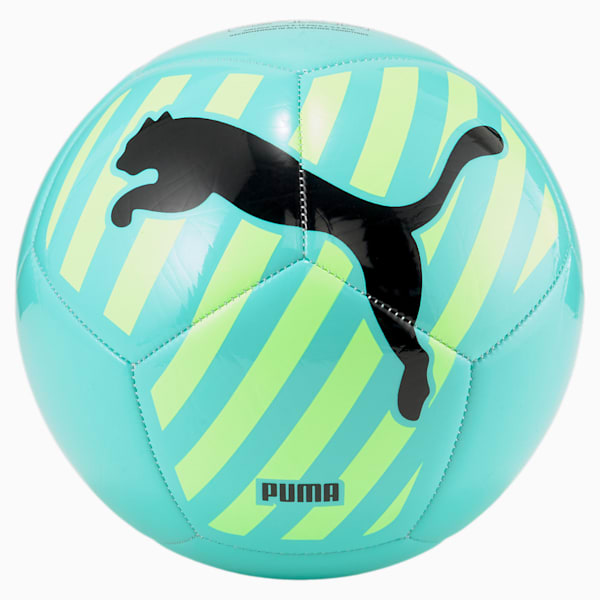Big Cat Soccer Ball, Electric Peppermint-Fast Yellow