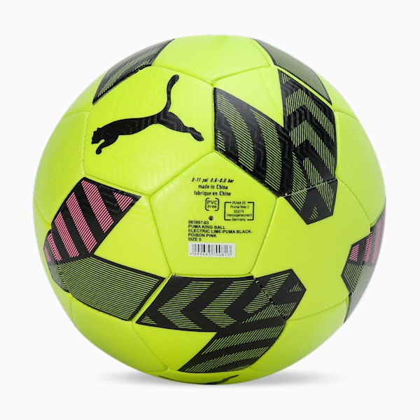 King Football, Electric Lime-PUMA Black-Poison Pink, extralarge-IND