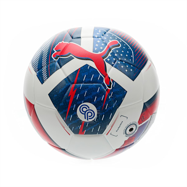 PUMA x CHRISTIAN PULISIC CP10 Performance Soccer Ball, Sunblaze-Blazing Blue-Puma White, extralarge
