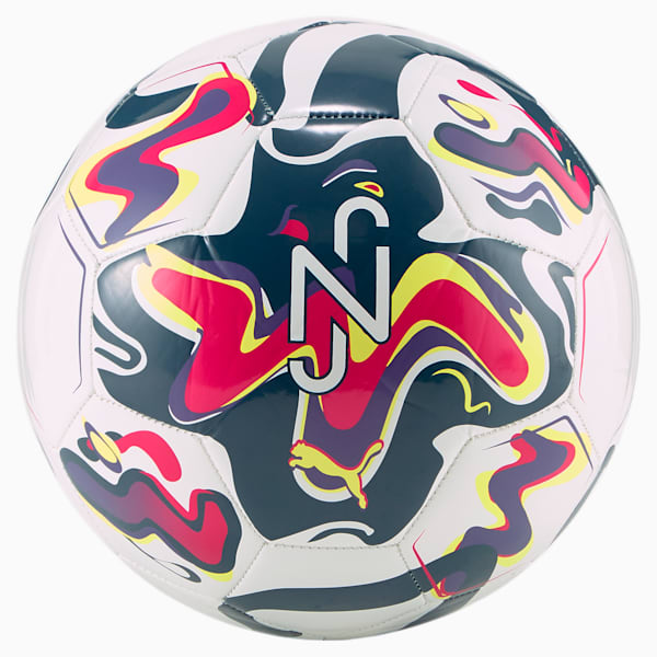 Balón de fútbol con gráfico Neymar Jr, Dark Night-Orchid Shadow-Fluro Yellow Pes, extralarge
