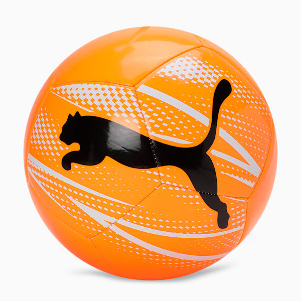 ATTACANTO Soccer Ball, Fluo Orange-PUMA Black-PUMA White, extralarge