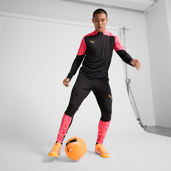 ATTACANTO Soccer Ball, Fluo Orange-PUMA Black-PUMA White, extralarge