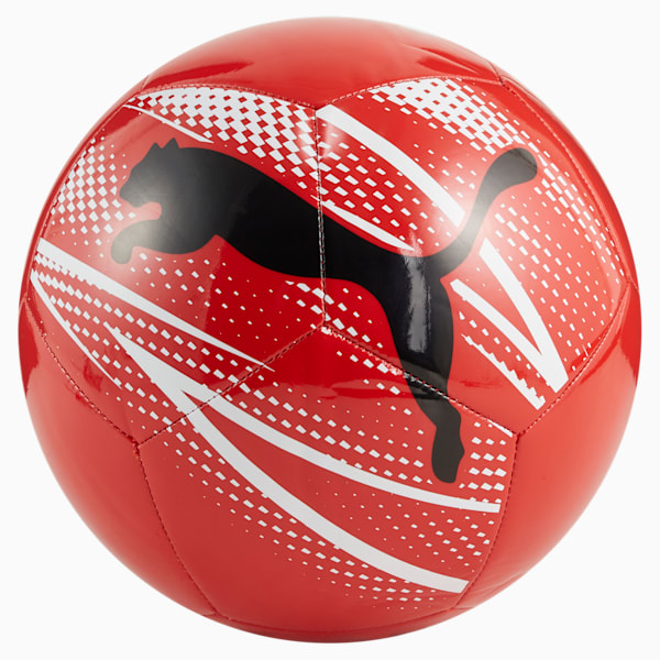 ATTACANTO Soccer Ball, PUMA Red-PUMA White-PUMA Black, extralarge