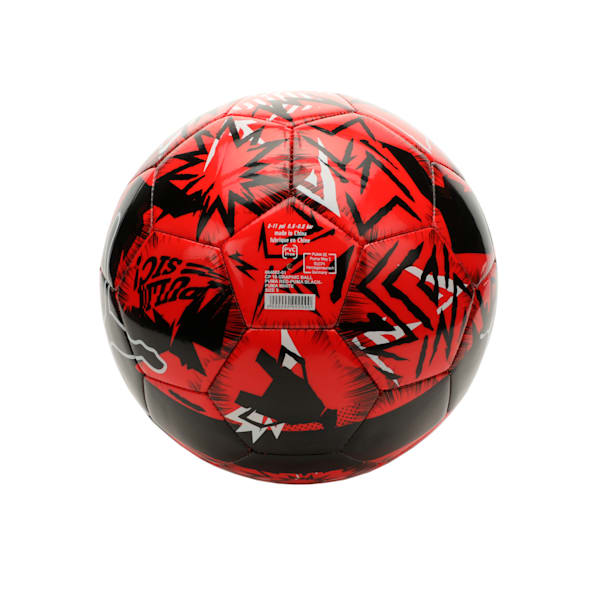 PUMA x CHRISTIAN PULISIC Soccer Ball, PUMA Red-PUMA Black-PUMA White, extralarge