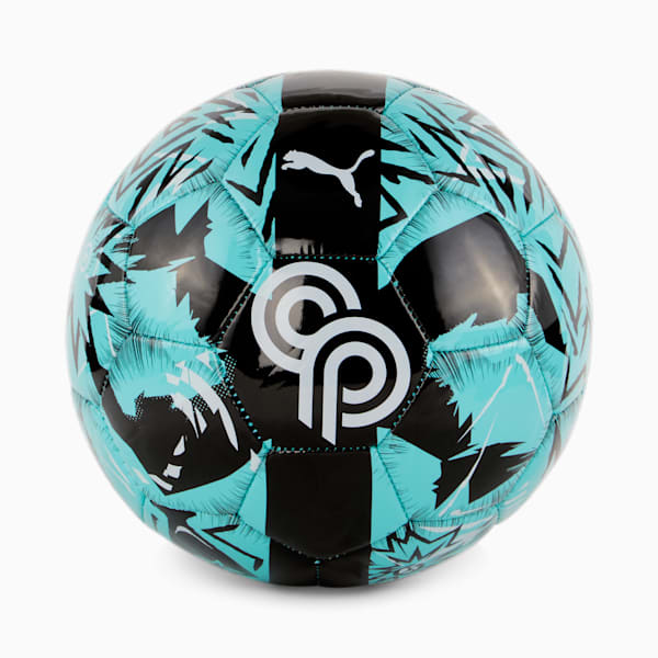 PUMA x CHRISTIAN PULISIC Soccer Ball, Hero Blue-PUMA Black, extralarge