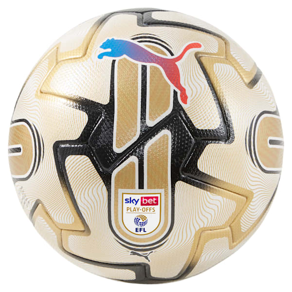 Orbita 1 EFL Football, PUMA White-Gold-PUMA Black, extralarge-GBR