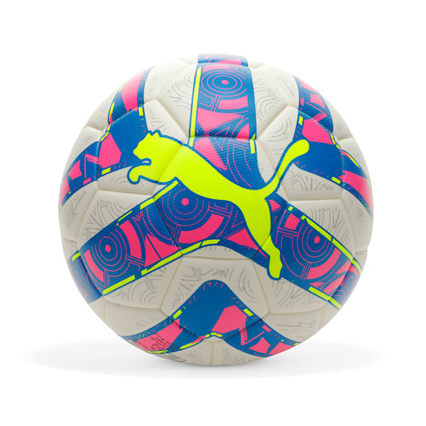 PUMA Performance ENERGY Soccer Ball, Ultra Blue-Yellow Alert-Luminous Pink, extralarge