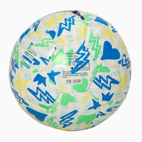 NEYMAR JR Graphic Football, PUMA White-multicolor, extralarge-IND