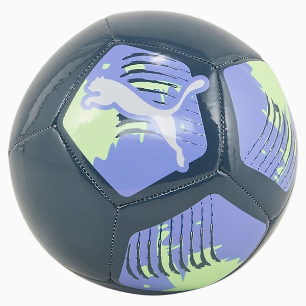 PUMA Big Cat Soccer Miniball, Fizzy Apple-Elektro Purple-Gray Skies, extralarge