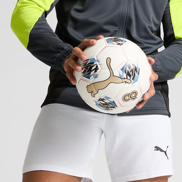Balón de fútbol PUMA x Christian Pulisic Performance, PUMA White-PUMA Navy-PUMA Gold-Sunset Glow, extralarge