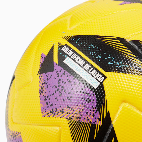 Orbita LaLiga 1 Soccer Ball (FIFA® Quality Pro), Pelé Yellow-multicolor, extralarge