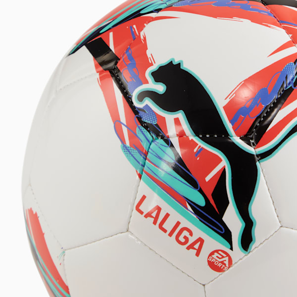 Orbita La Liga 1 Mini Soccer Ball, PUMA White-multicolor, extralarge