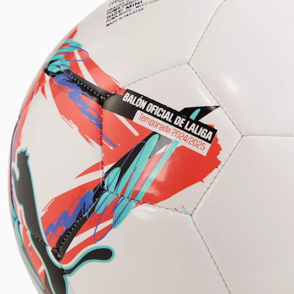 Orbita La Liga 1 Mini Soccer Ball, PUMA White-multicolor, extralarge