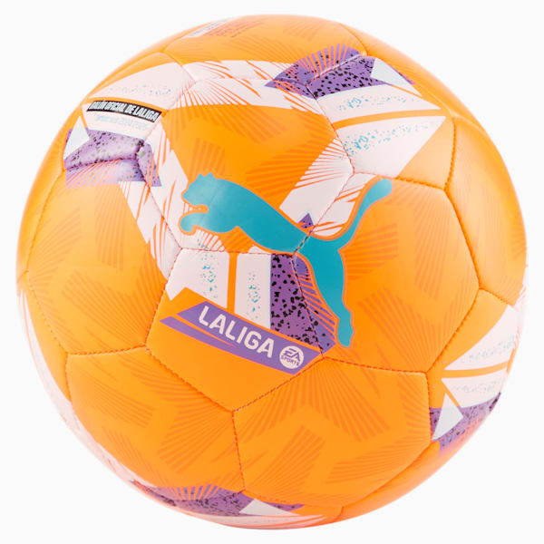 Orbita La Liga 1 Mini Soccer Ball, Fluo Orange-multicolor, extralarge