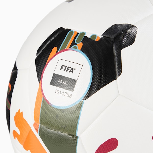 ユニセックス プーマ オービタ 4 HYB サッカーボール FIFA BASIC, PUMA White-multicolor, extralarge-JPN