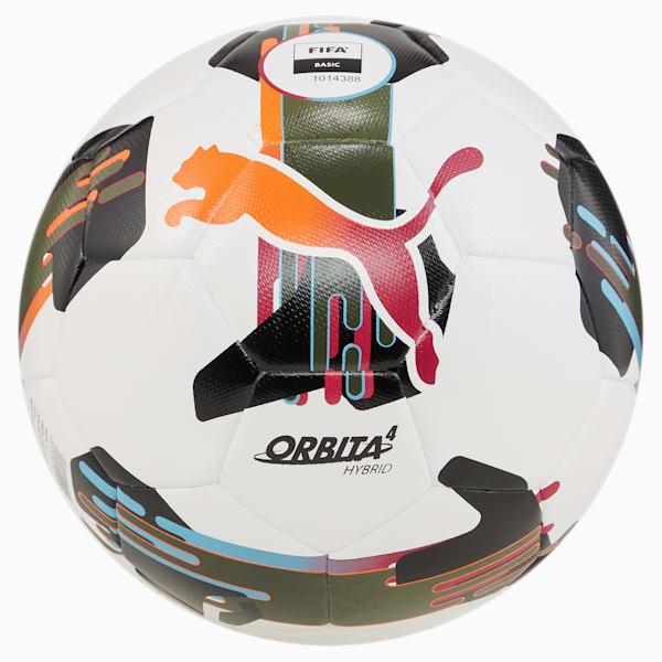 ユニセックス プーマ オービタ 4 HYB サッカーボール FIFA BASIC, PUMA White-multicolor, extralarge-JPN