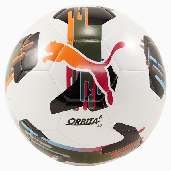 Orbita 6 Soccer Ball, PUMA White-multicolor, extralarge