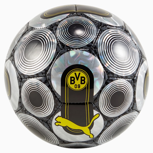Borussia Dortmund ftblCULTURE+ Miniball, PUMA Black-Faster Yellow, extralarge