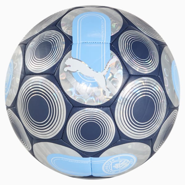Balón de fútbol Manchester City ftblCULTURE+, Club Navy-Team Light Blue, extralarge