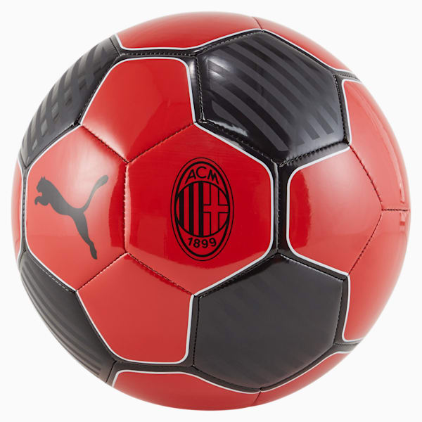 Balón de fútbol AC Milan ftblESSENTIALS, For All Time Red-PUMA Black, extralarge