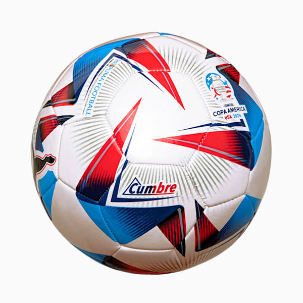 PUMA Cumbre CONMEBOL Copa América Replica Training Soccer Ball, PUMA White-multi colour, extralarge