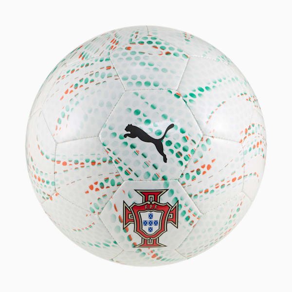 Portugal Fan Soccer Ball, PUMA White-PUMA Black, extralarge