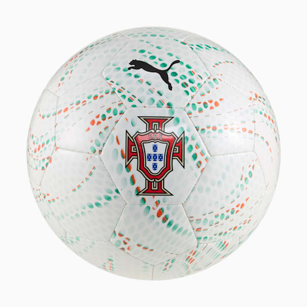 Portugal Fan Soccer Ball, PUMA White-PUMA Black, extralarge