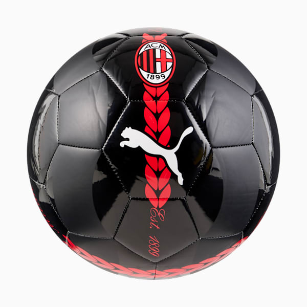 Balón de fútbol pre-partido AC Milan 24/25, PUMA Black-For All Time Red, extralarge