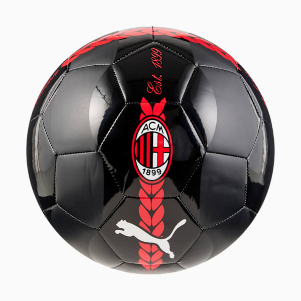 Balón de fútbol pre-partido AC Milan 24/25, PUMA Black-For All Time Red, extralarge