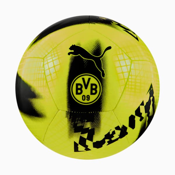 ユニセックス ドルトムント アニバーサリー サッカーボール, Yellow Alert-PUMA Black, extralarge-JPN