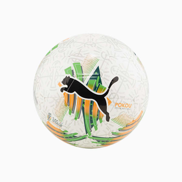 Orbita 6 Football TotalEnergies CAF Africa Cup of Nations 2023, PUMA White-multicolor, extralarge
