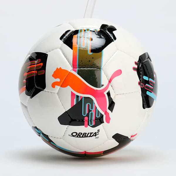 ユニセックス プーマ オービタ 5 HS サッカーボール, PUMA White-multicolor, extralarge-JPN